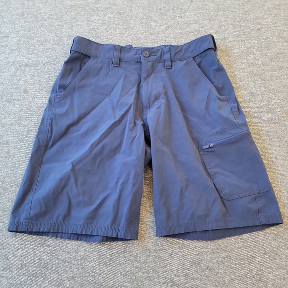 Huk Other - Huk Next Level Fishing Shorts Men's Medium Navy Blue Performance Stretch Cargo